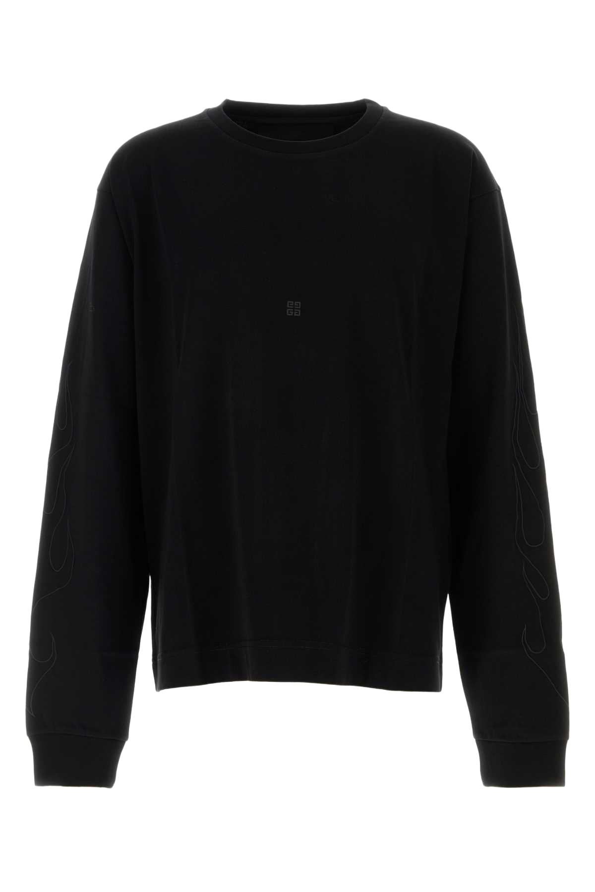Black Cotton T-Shirt Exterior
