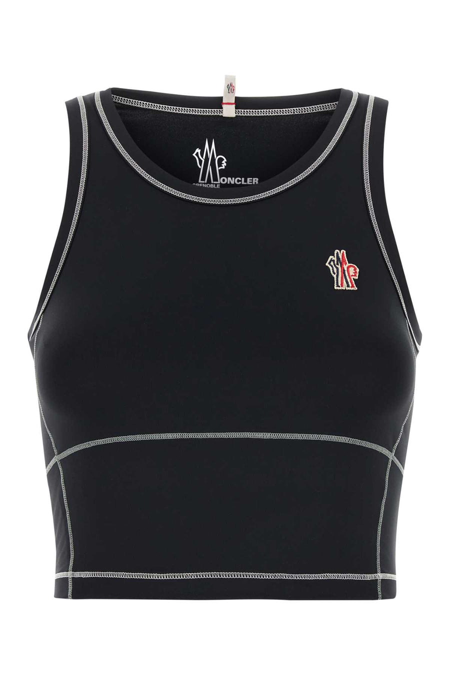 Moncler Grenoble 78% Nylon tank top in black