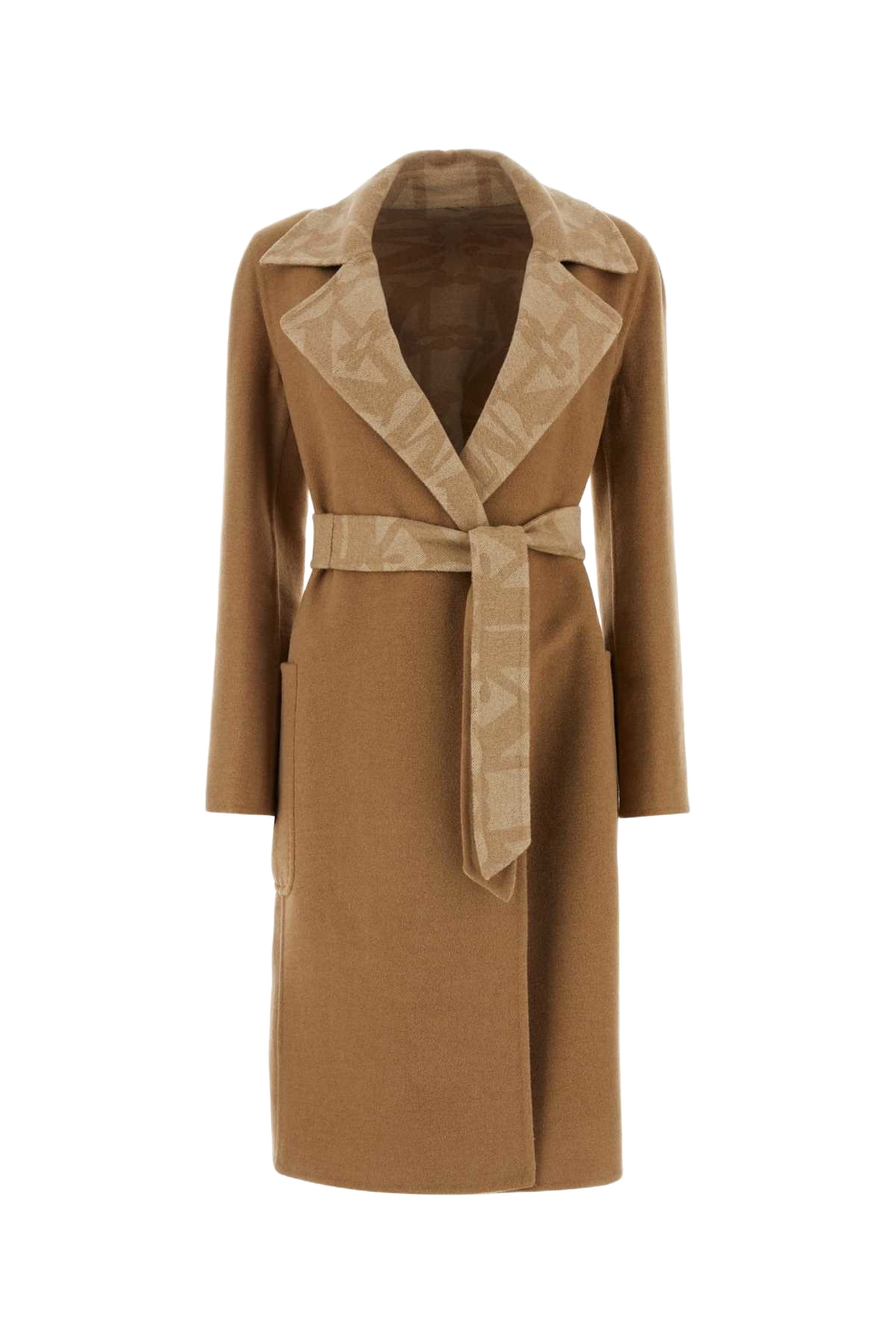 Biscuit Camel Abito Coat Cammello Exterior: Cappotti