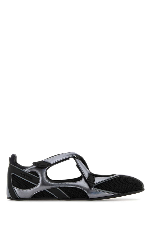 The Attico Exterior: 100% Fabric ballerina in black