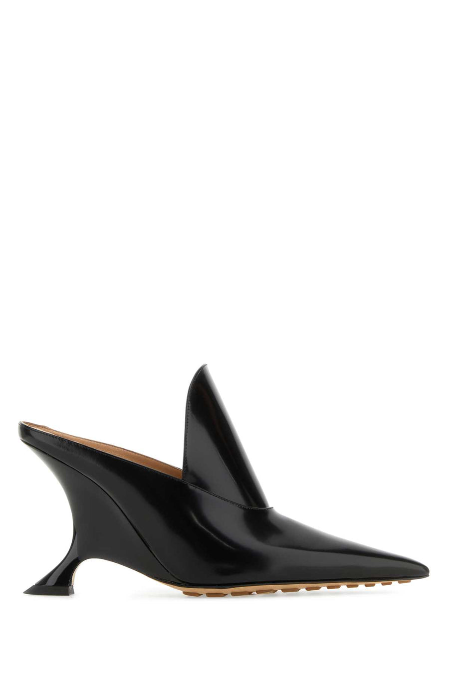 Bottega Veneta Exterior: 100% Calf leather heel in black