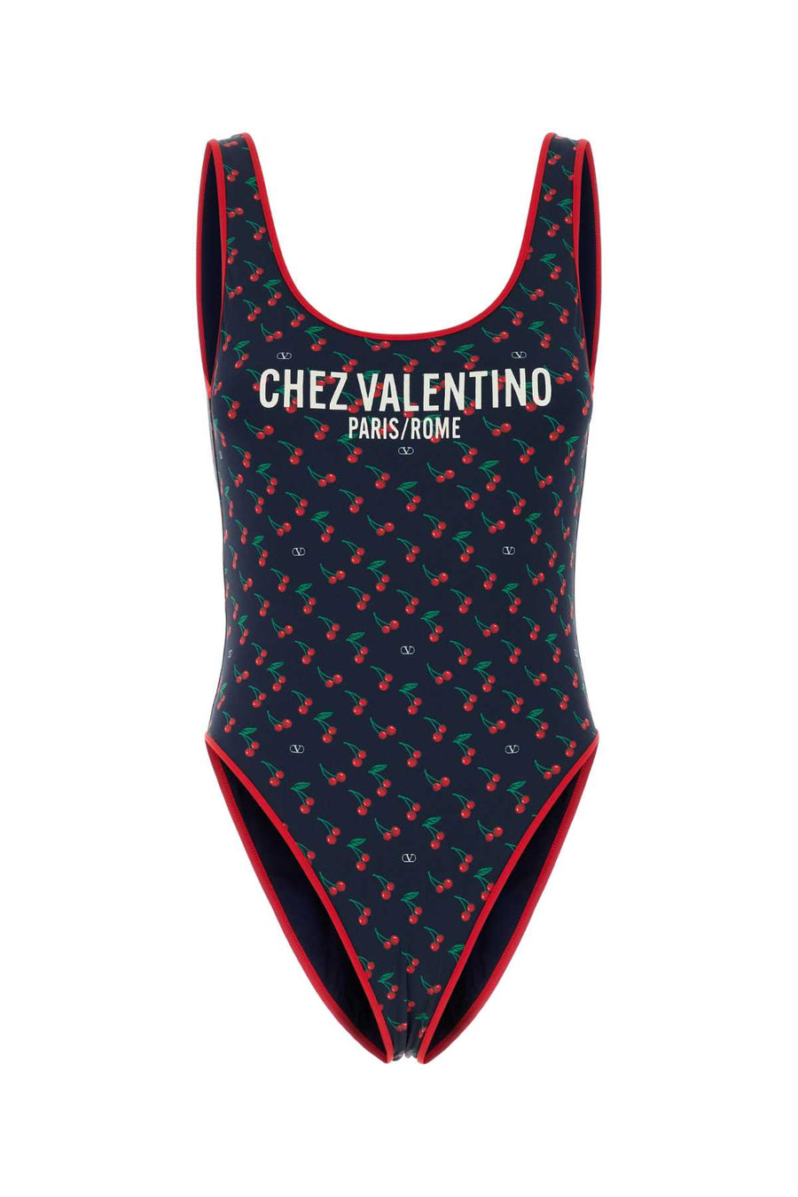 Valentino Garavani Pattern Exterior: 71% Nylon swimsuit in navy