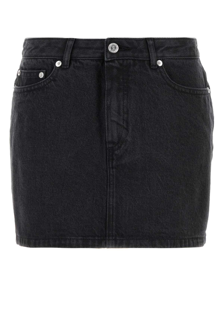 A.P.C. Jupe 100% Cotton skirt in black