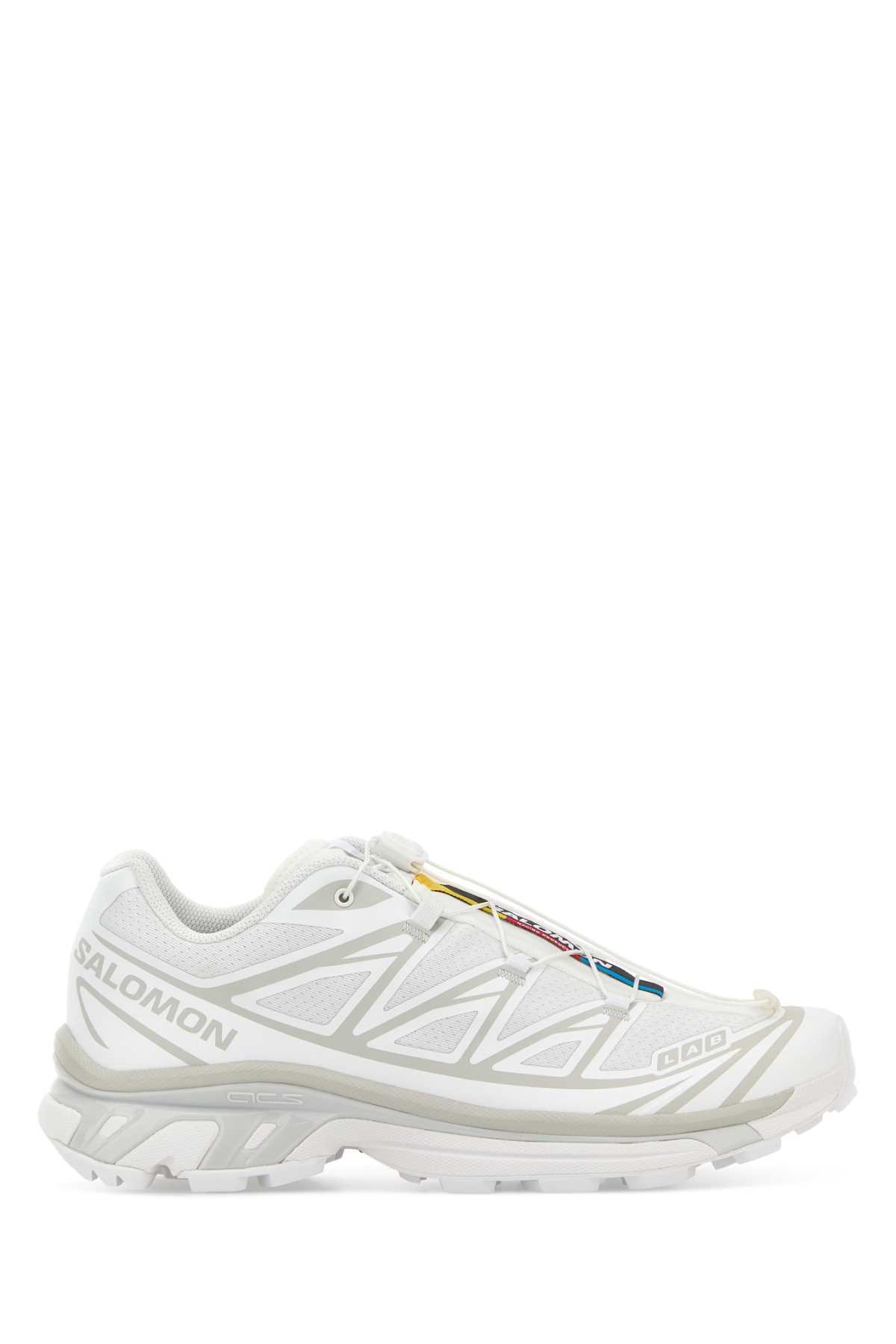 White Fabric And Rubber Xt-6 Sneakers White/white/lunar Rock