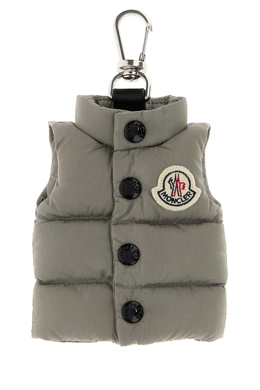 Moncler Ring Exterior: 100% Fabric; Finishing: Silver metal key case in gray