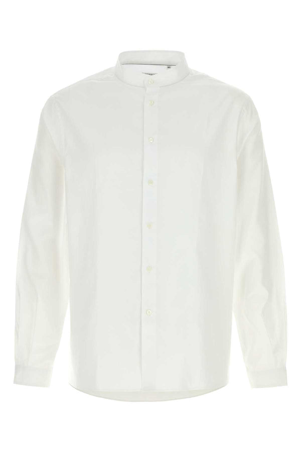 Brunello Cucinelli 66% Cotton 34% Linen shirt in white