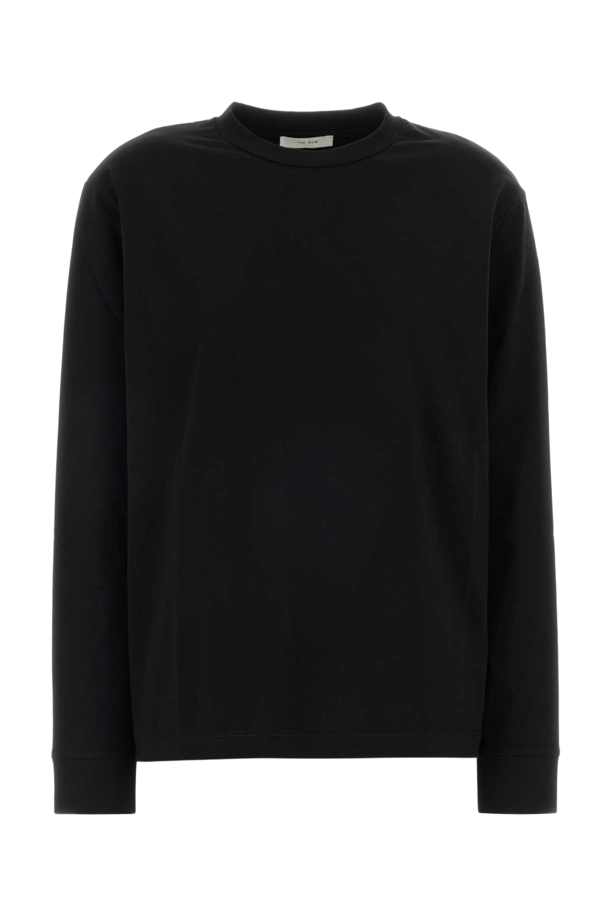 Black Cotton Oversize Ciles T-Shirt Exterior