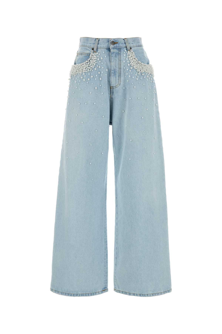 Giuseppe Di Morabito Applicazione 100% Cotton jeans in blue