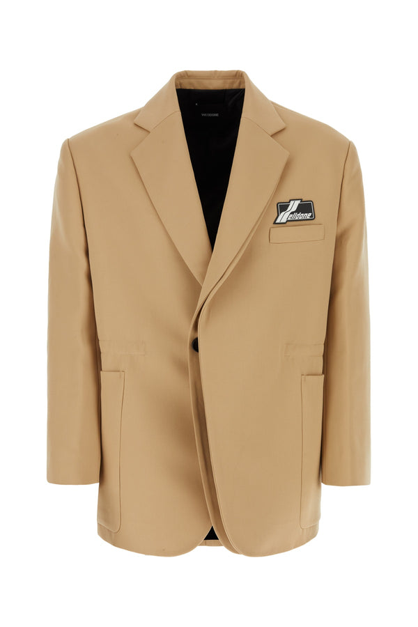 We11 Done Wool 50% Polyester 50% blazer in beige