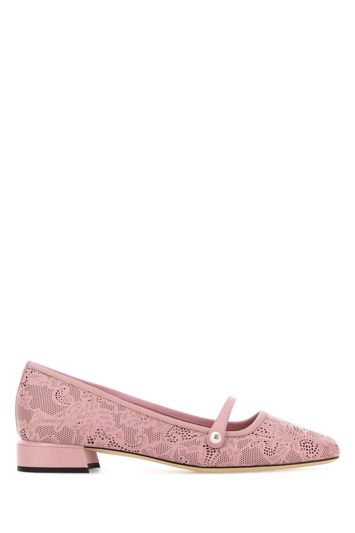 Rose Leather Salpa Metal Plastic Scarpe Con Tacco