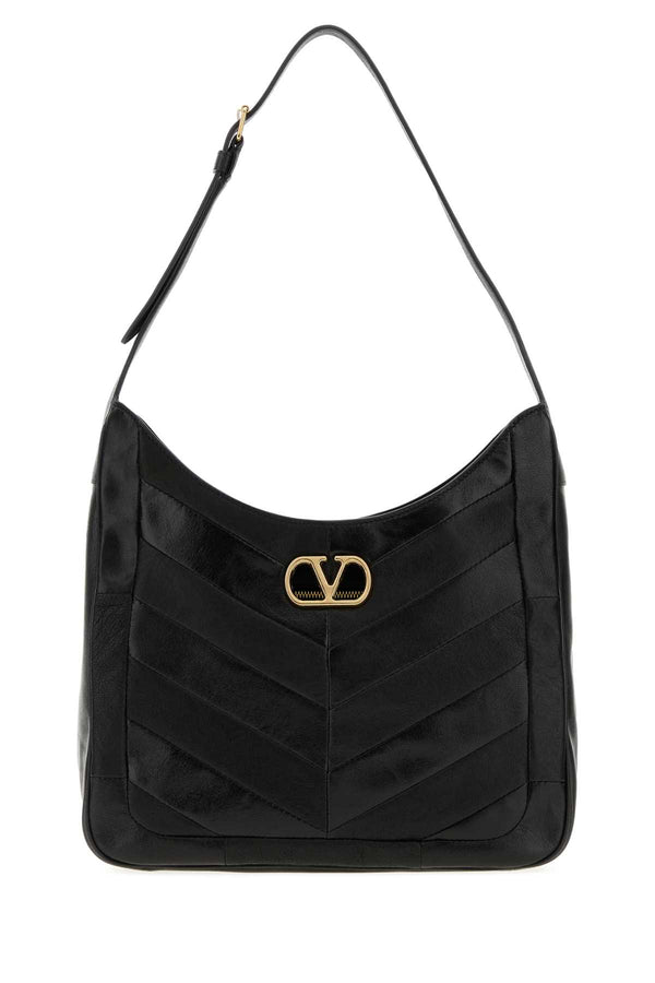 Valentino Garavani Leather shoulder bag in black