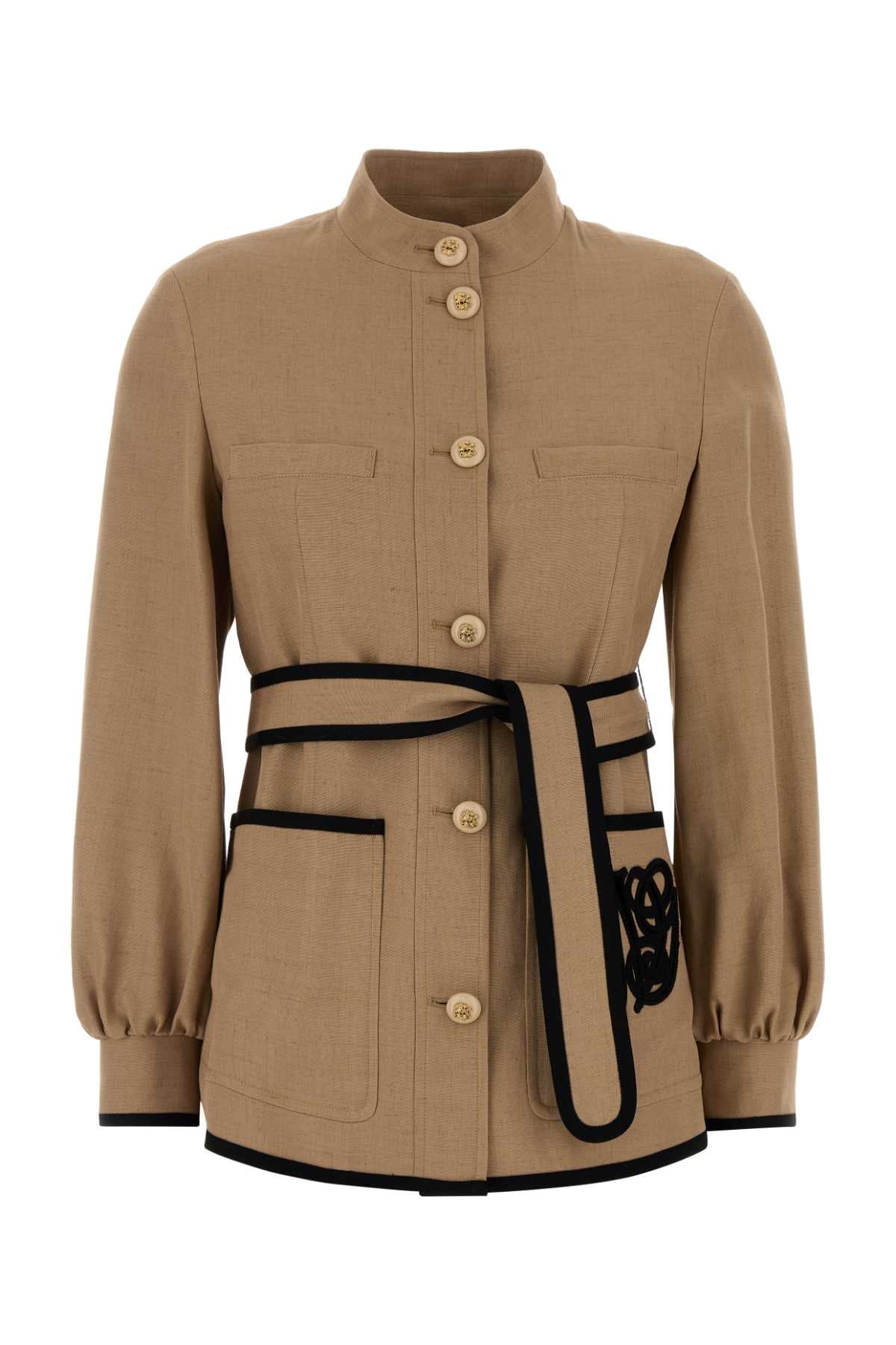 Beige Giacche E Gilet