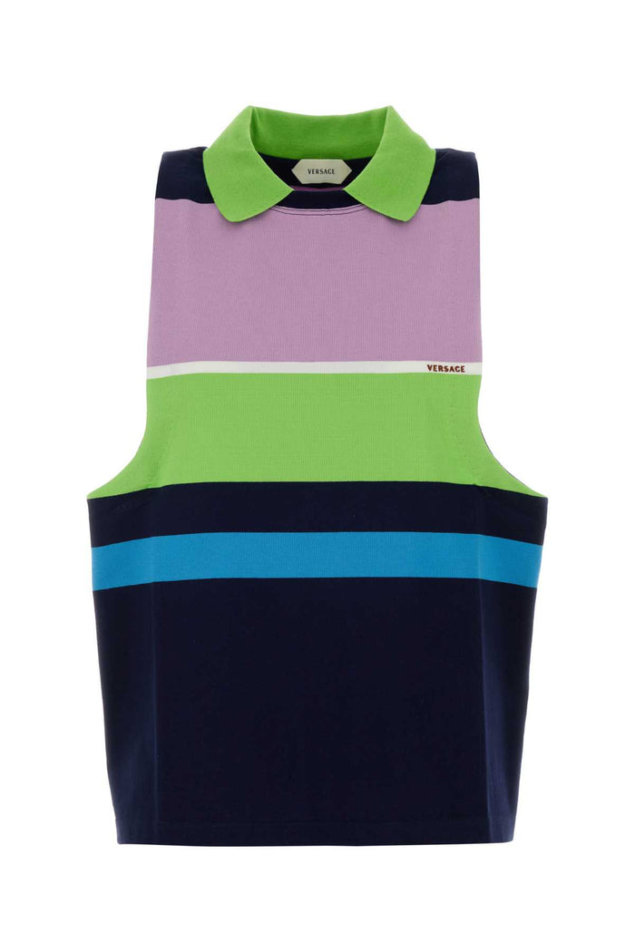 10245081a17890 6pd40 Brightpinkinkwhitebrightgreenazurblue Exterior: Cotton Polo