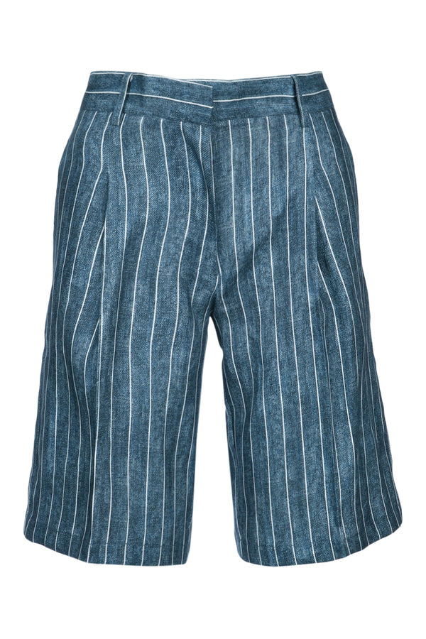 Ermanno Firenze Denim bermudas in blue