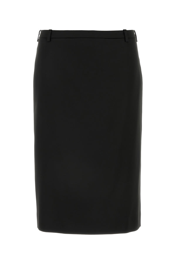 Balenciaga T Acetate 76% skirt in black