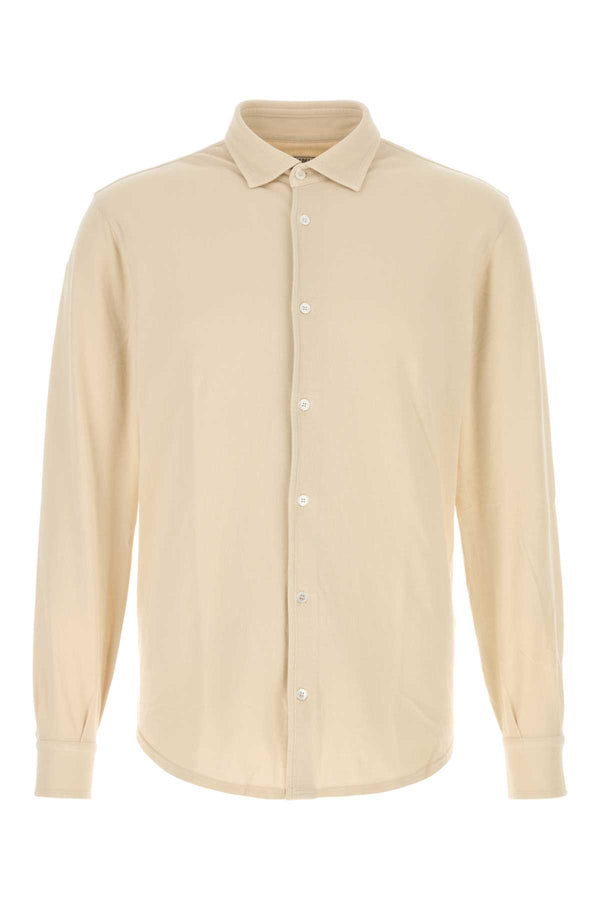 Fedeli Camicia 100% Cotton shirt in beige
