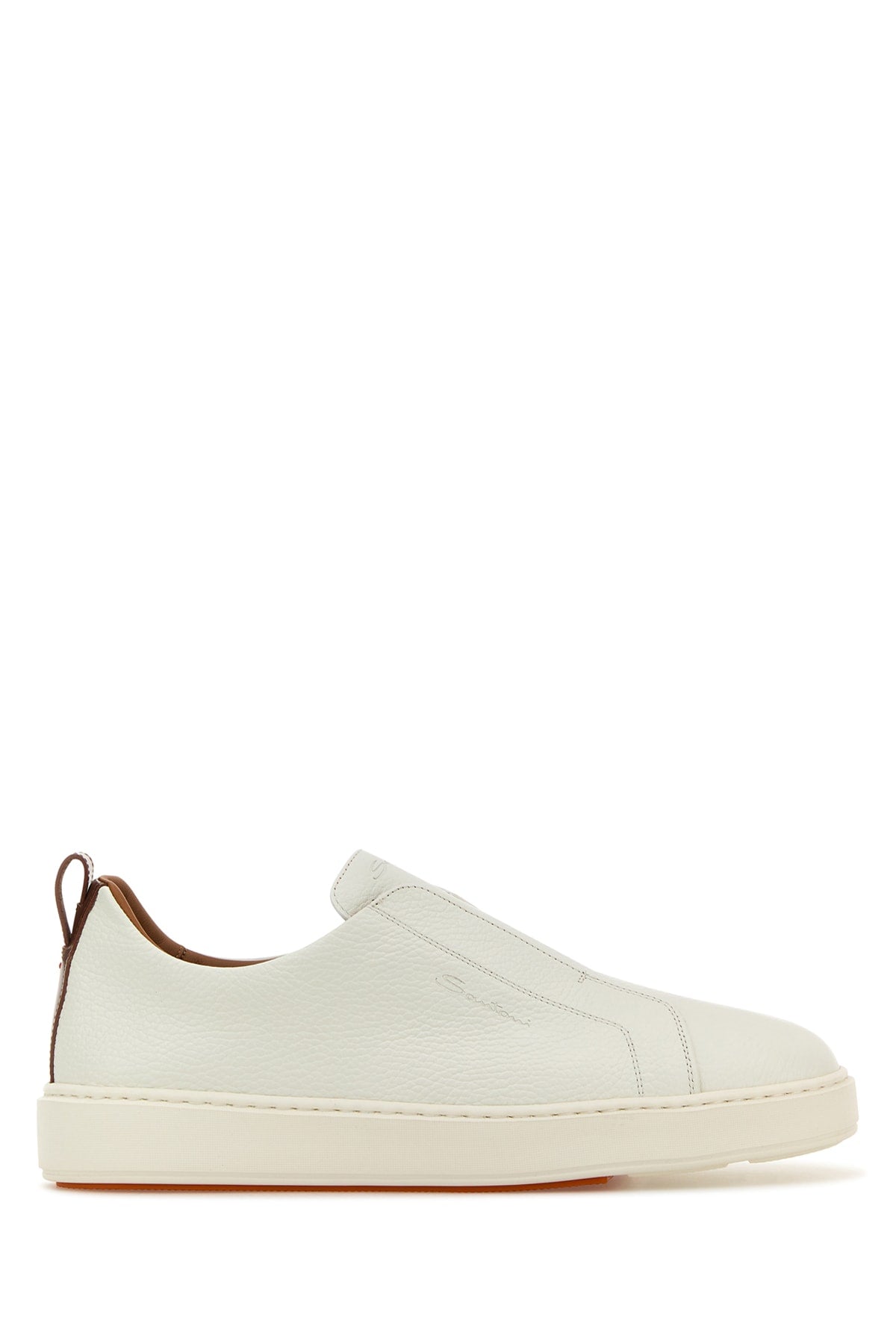 White Leather / Sole: Rubber Sneaker