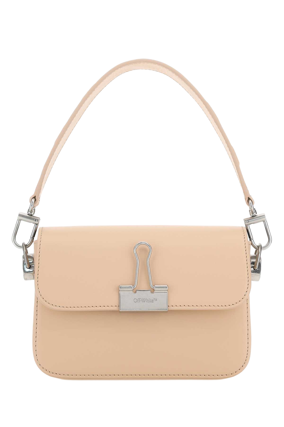 Light Pink Leather Small Plain Binder Handbag Peachorange Borse A Mano