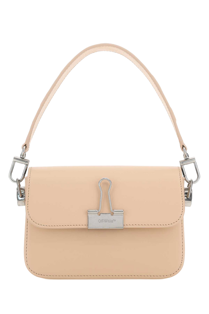 Light Pink Leather Small Plain Binder Handbag Peachorange Borse A Mano