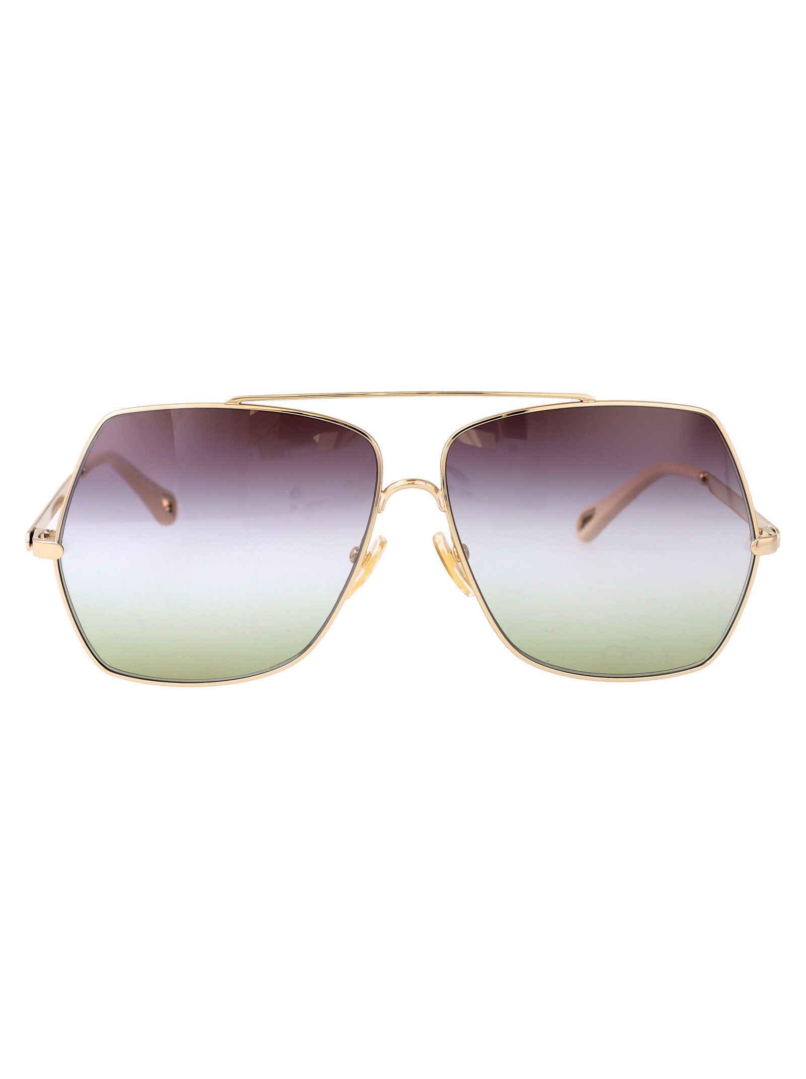 Ch0278s 002 Gold-gold-green Metal Sunglasses