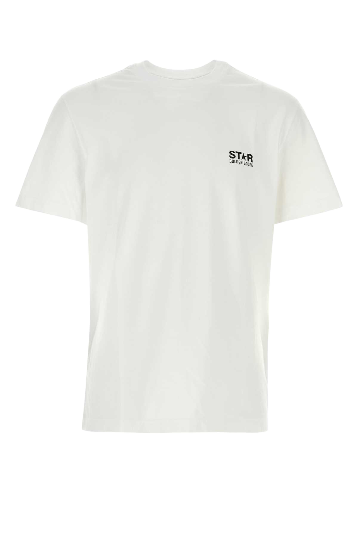 White Cotton T-Shirt Whiteblack