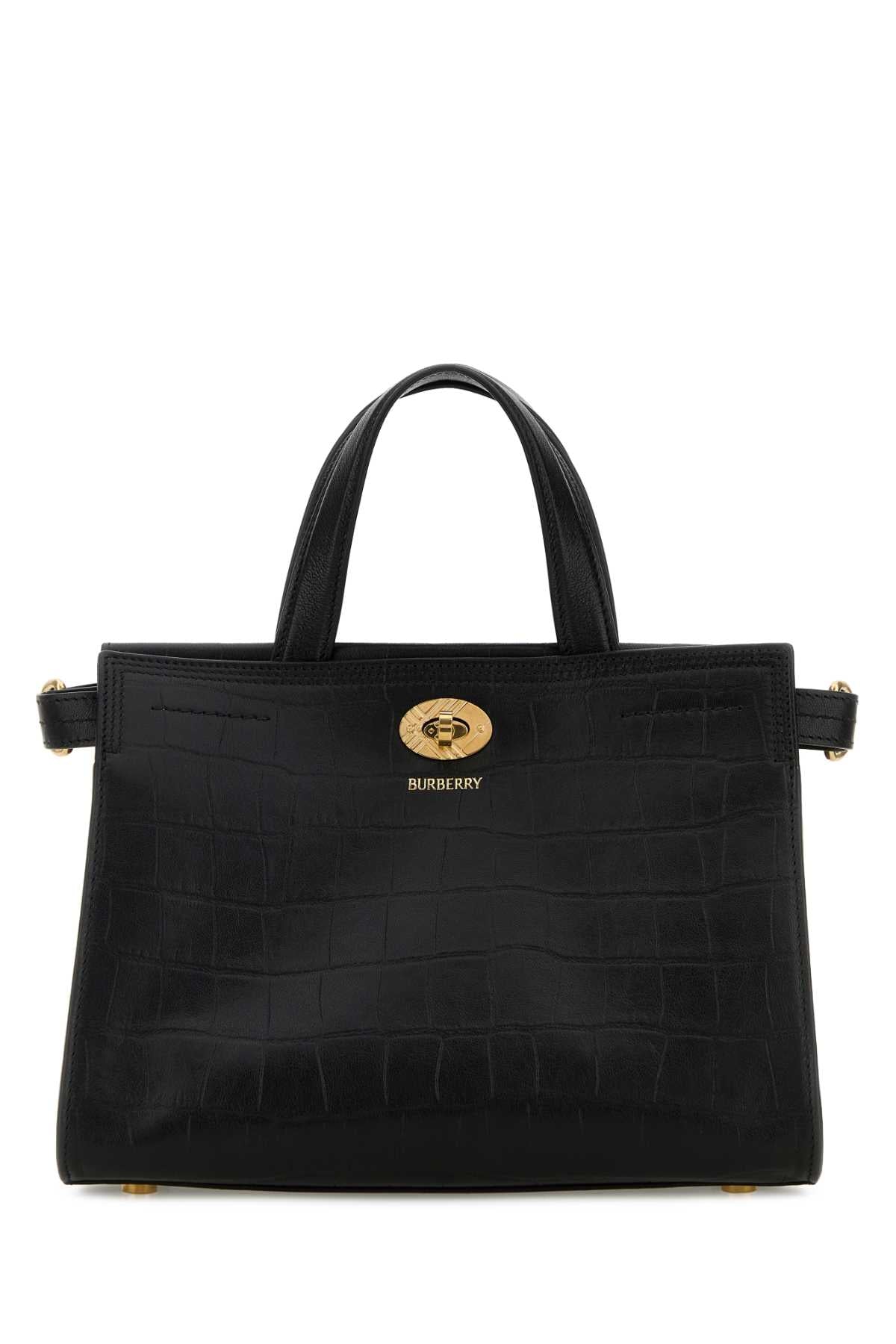 Black Leather Mini Cotswolds Handbag Borse A Mano