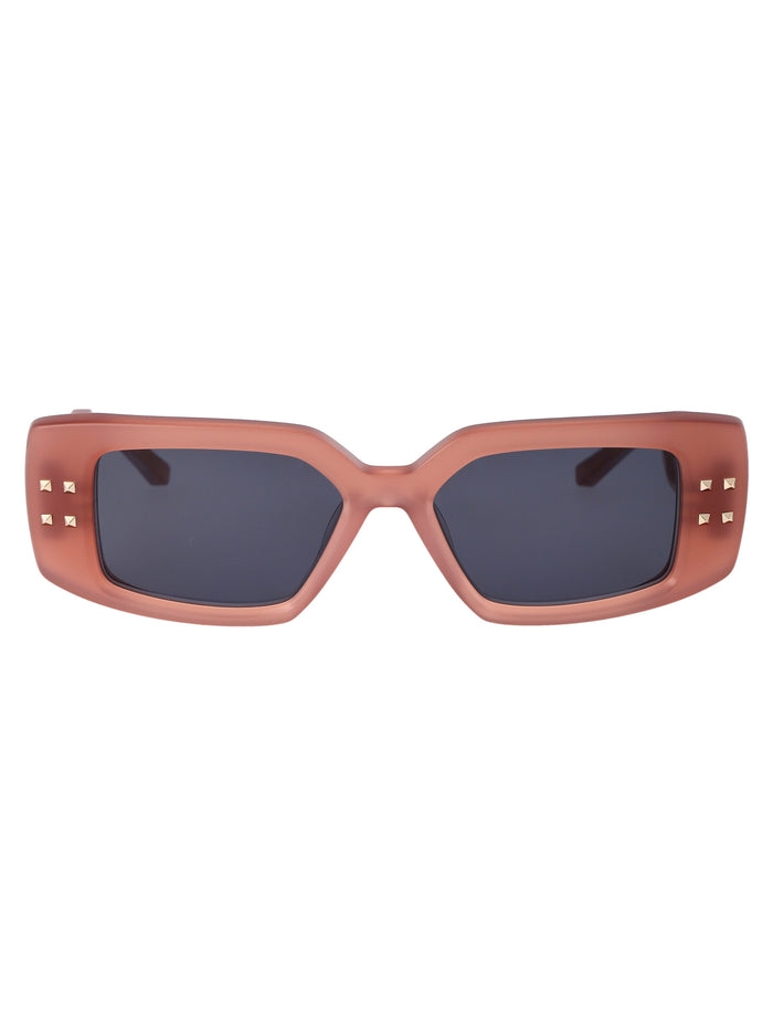 V - Cinque 108c Pnk Gld Acetate Sunglasses