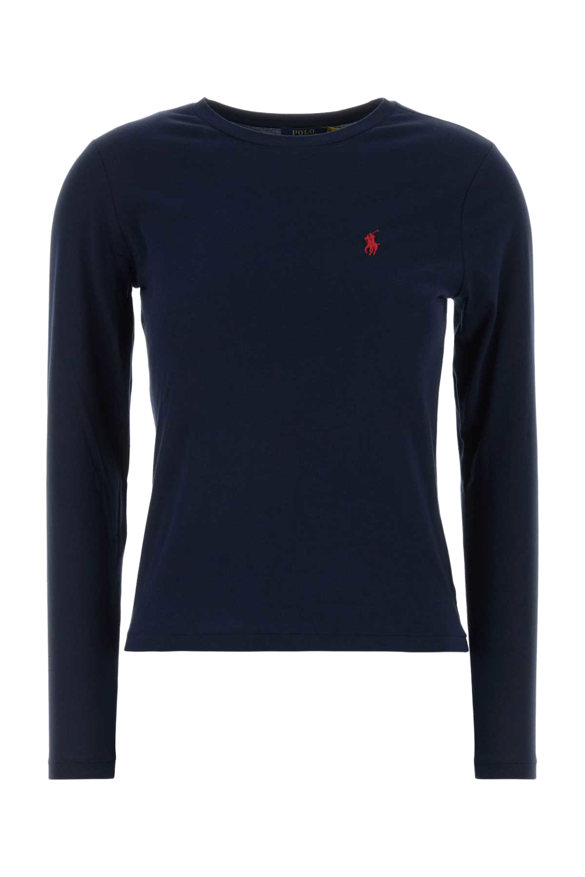 Navy Blue Cotton T-Shirt 005 Exterior