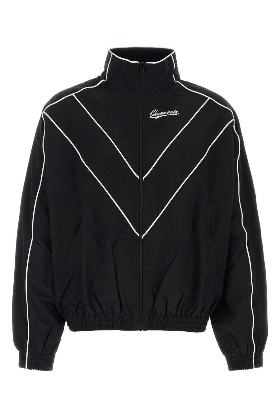 Willy Chavarria Track Exterior: 100% Nylon jacket in black