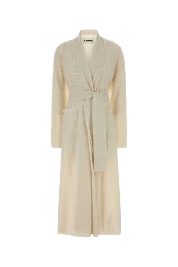 Jil Sander Cardigan 100% Cashmere cardigan in white