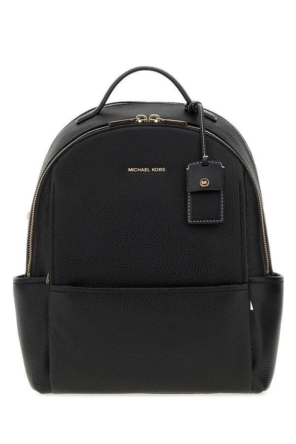 Michael By Michael Kors Backpack 100% cow leather backpack in black