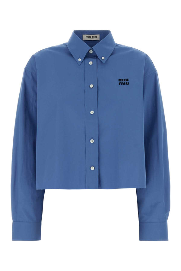 Miu Miu 100% Cotton shirt in blue