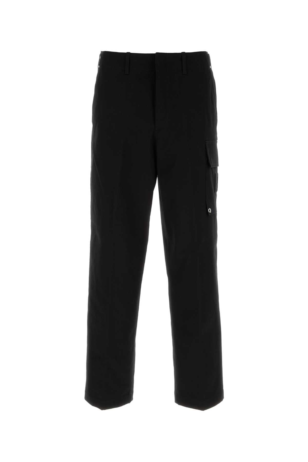 Nero Exterior: Cotton Elastane Pantaloni