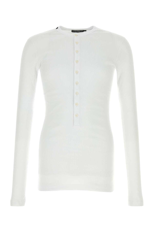 Dolce & Gabbana 95% Cotton t-shirt in white