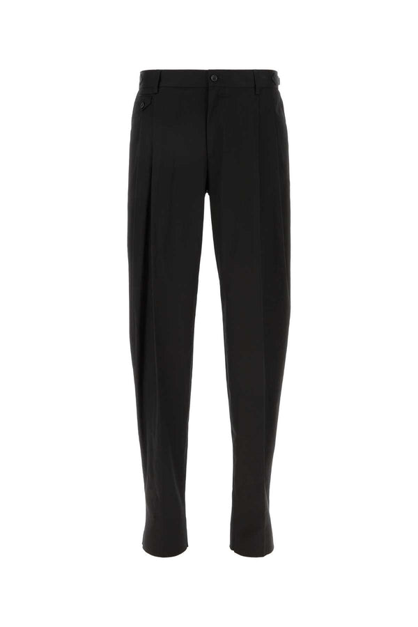 Dolce & Gabbana 97% Cotton trousers in black