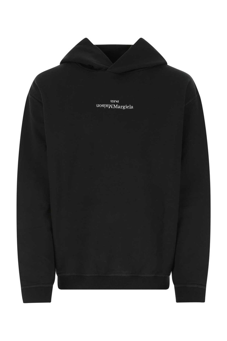 Maison Margiela 100% Cotton hoodie in black