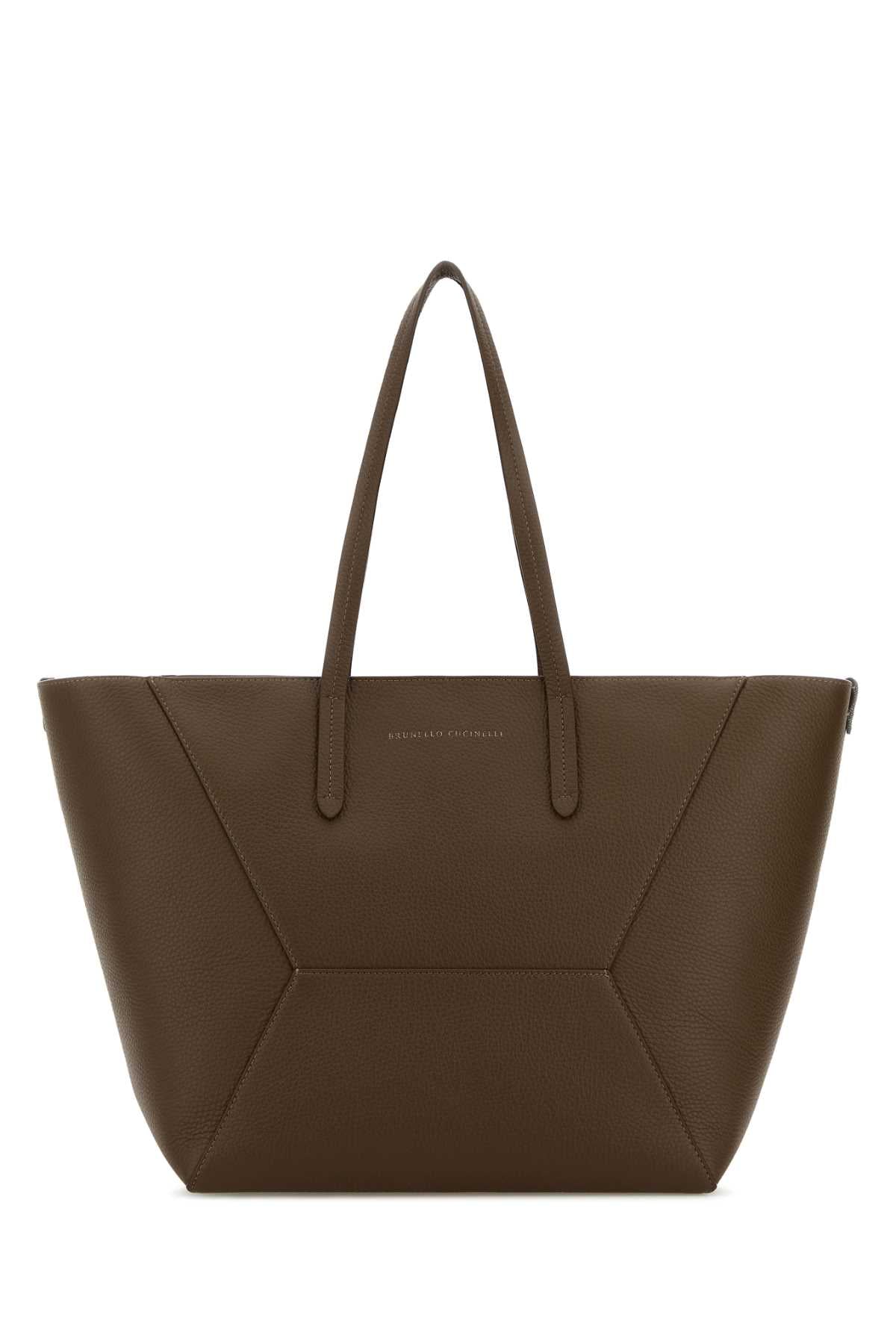 Mud Leather Shopping Bag C9357 Borse A Mano