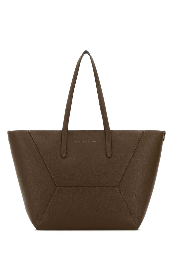 Mud Leather Shopping Bag C9357 Borse A Mano