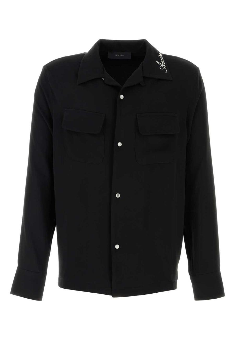 Amiri Pocket 100% Polyester shirt in black