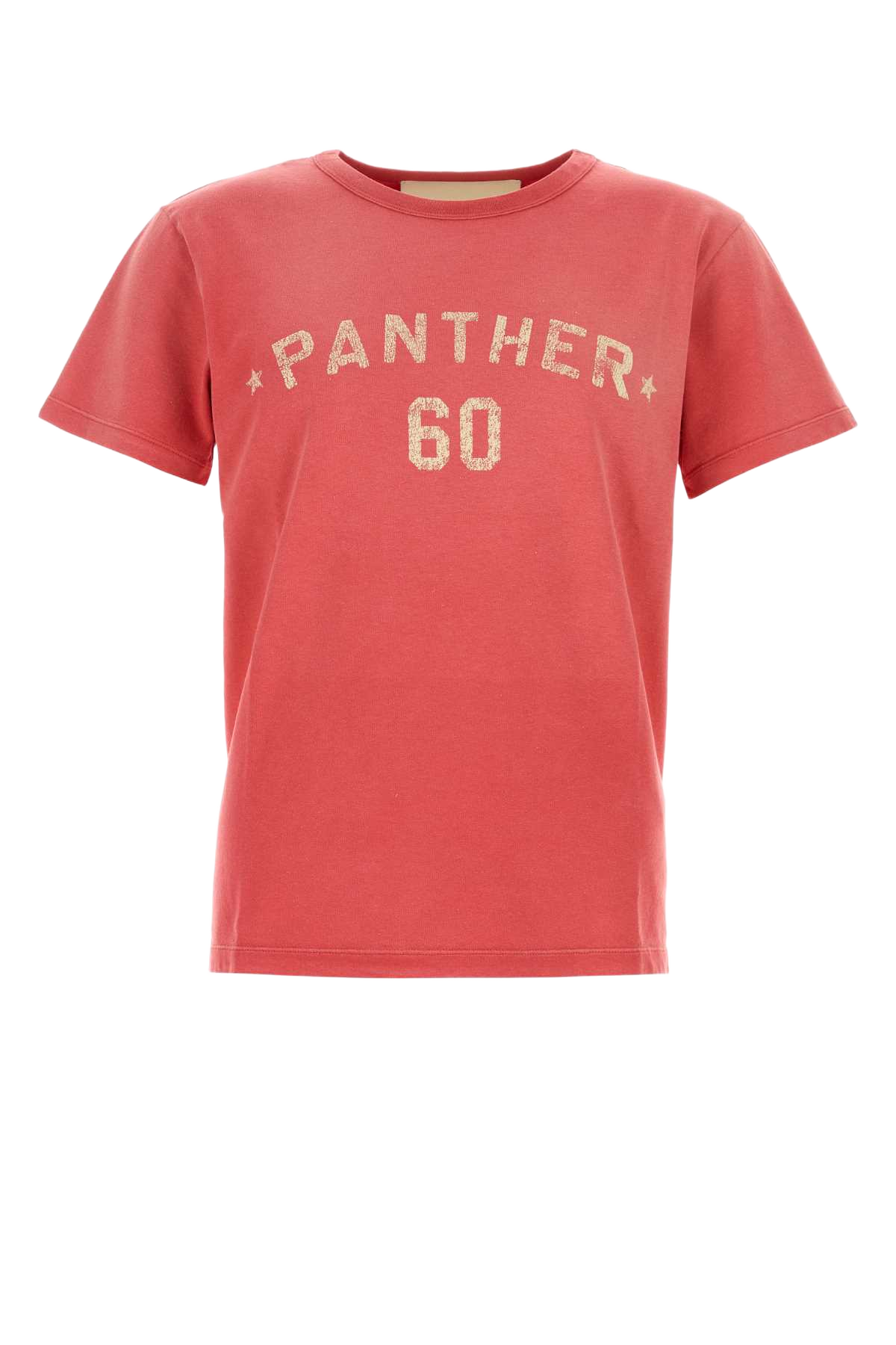 Red Cotton T-Shirt Raspberry Exterior