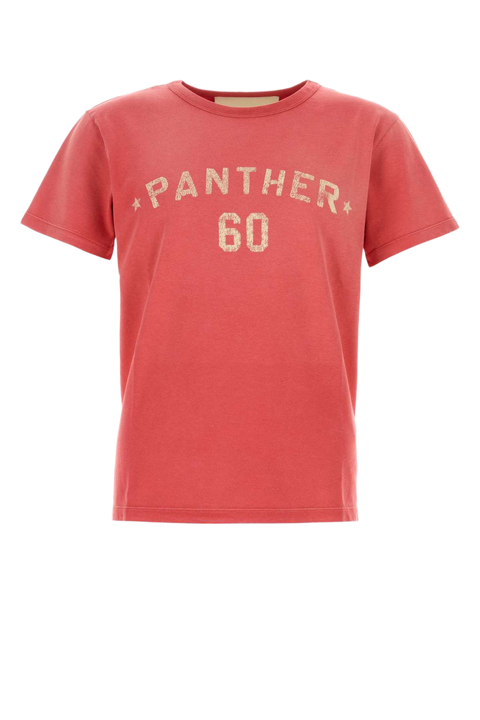 Red Cotton T-Shirt Raspberry Exterior