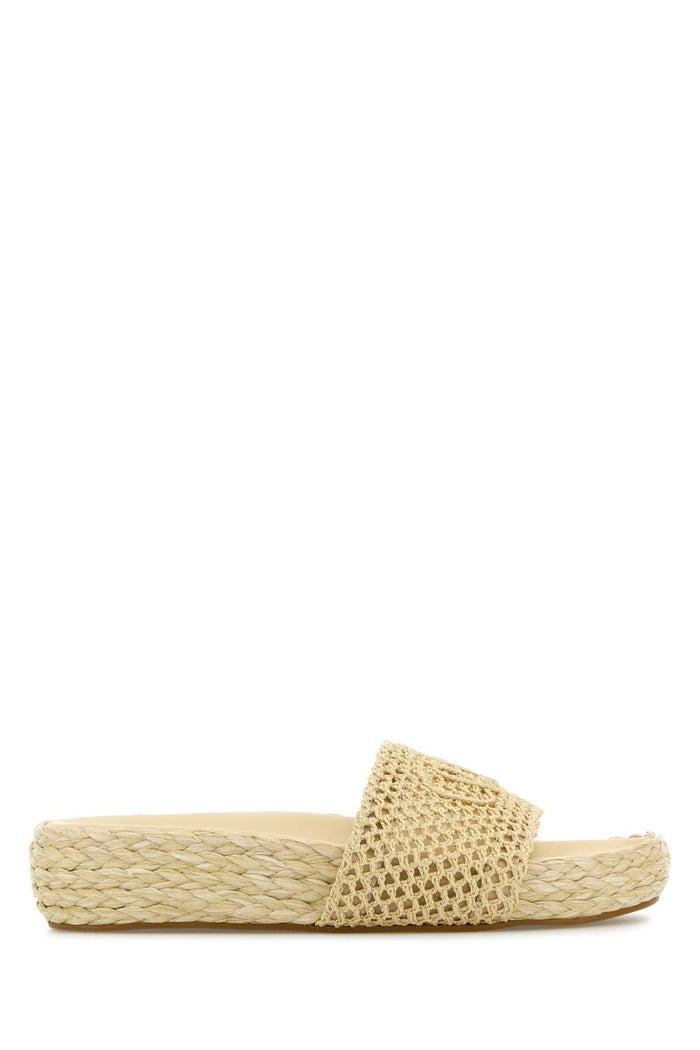 Cream Isla Slippers Naturalbrown
