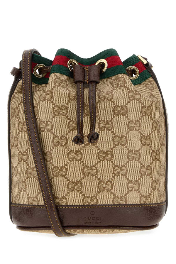 Gucci Exterior: 100% Fabric mini bag in beige