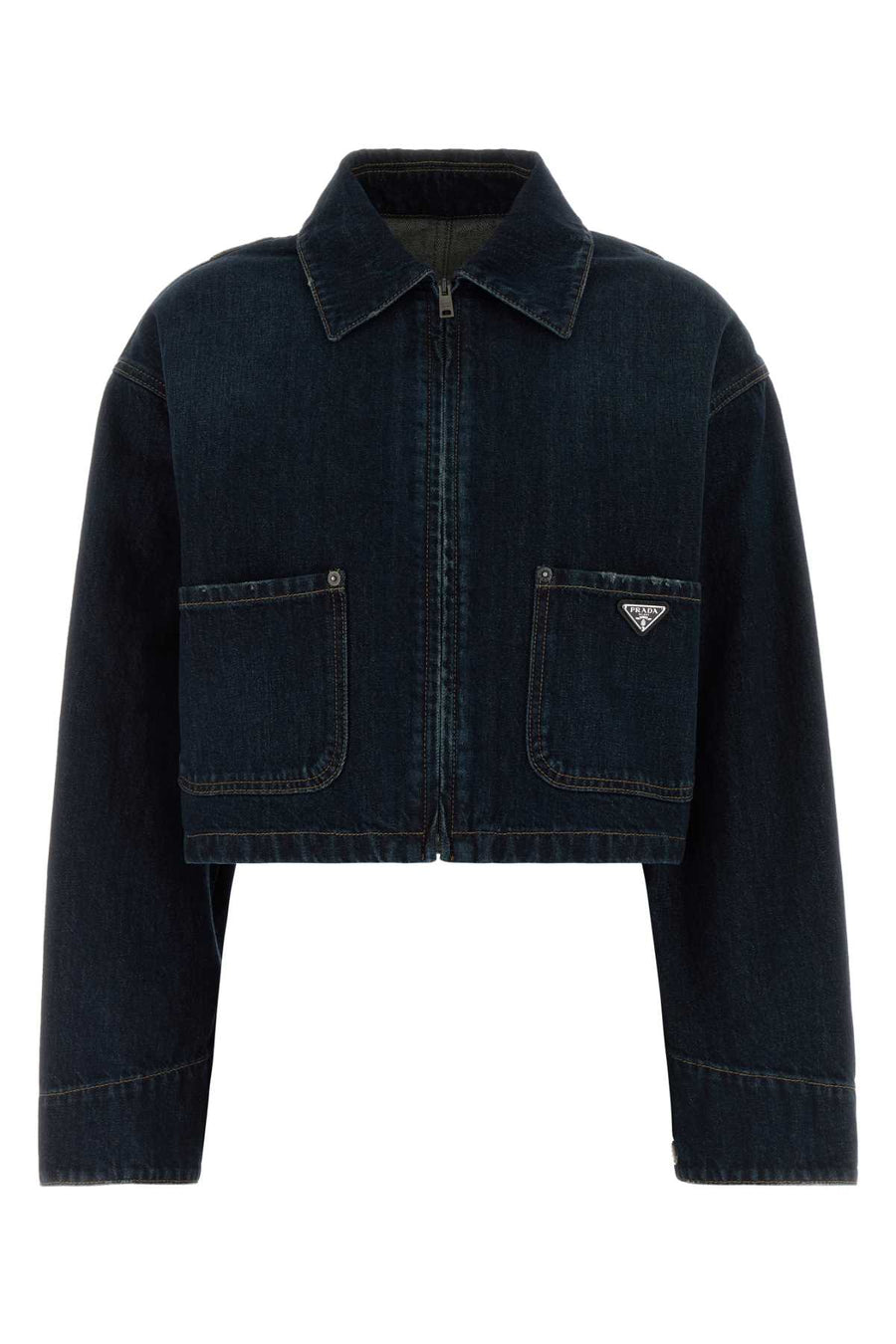 Prada 100% Cotton jacket in blue
