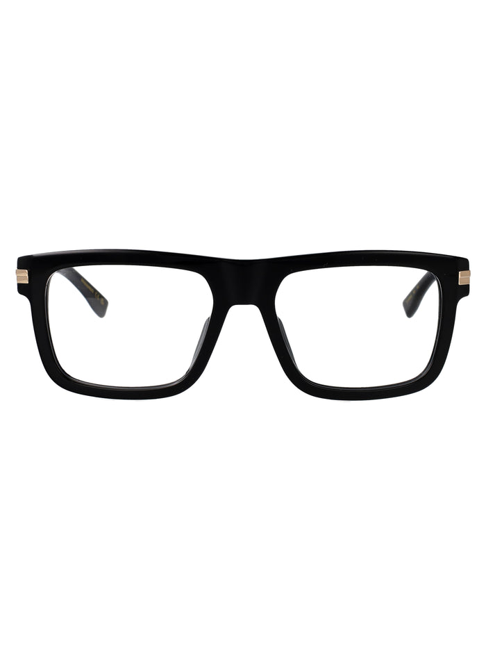 D2 0200-G Black Acetate Optical
