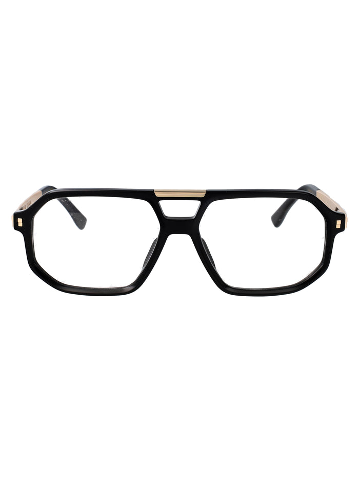 D2 0195 Black Acetate Optical