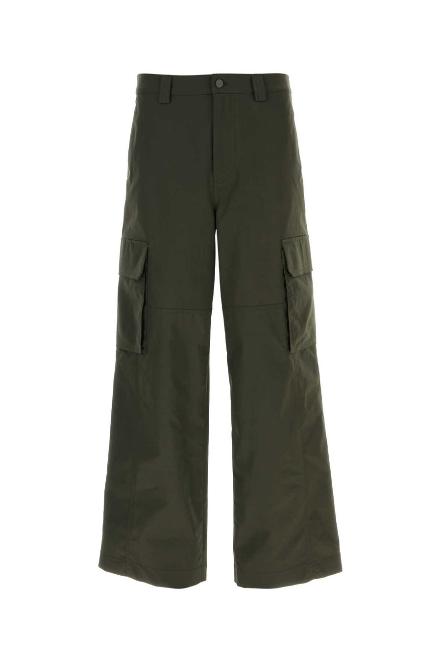 Valentino Garavani 64% Polyester 36% Elastomultyester cargo pants in olive