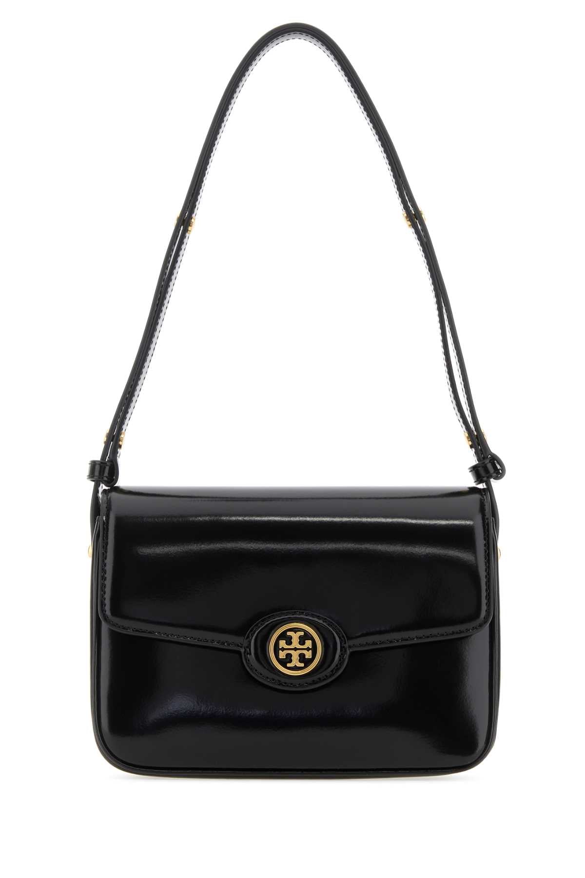 Black Leather Robinson Shoulder Bag 001 Borse A Mano