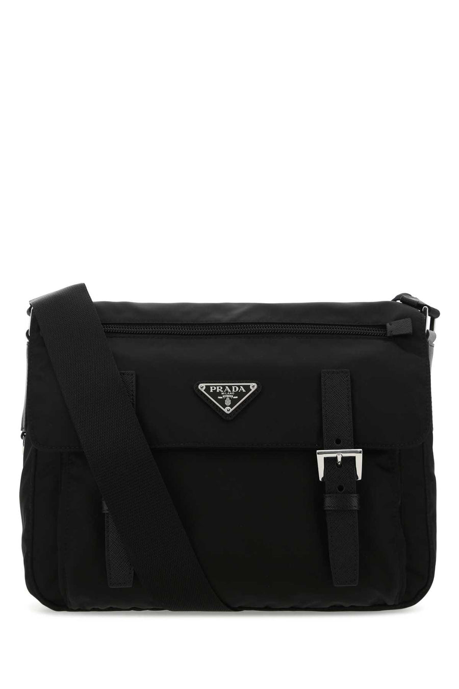 Prada 100% recycled polyamide crossbody bag in black