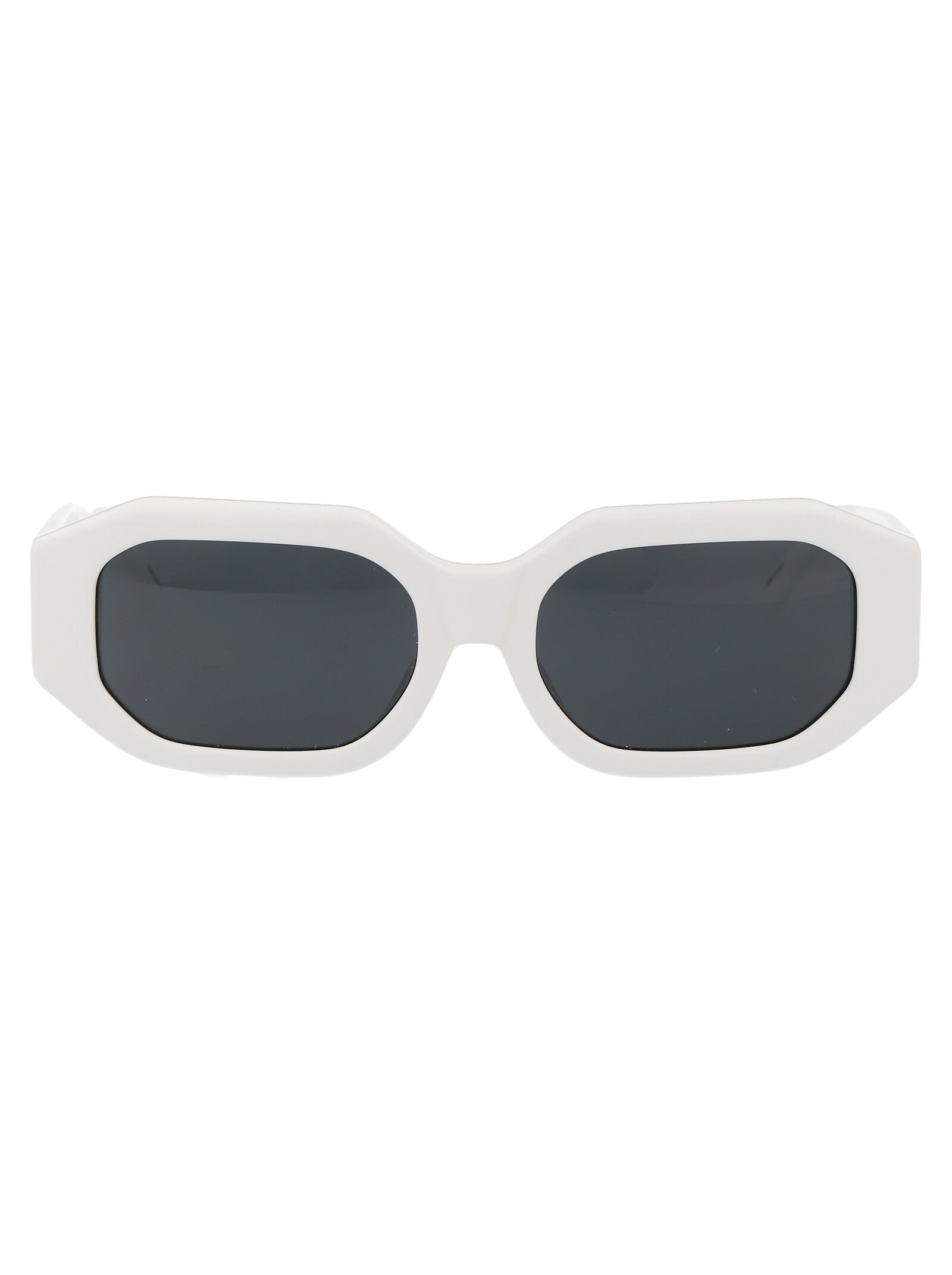 Attico45c3sun C3 White/silver/grey Acetate Sunglasses